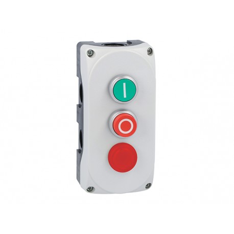 LPZP3B8901 LOVATO Three operator keypad with buttons LPCB1113 + LPCB2104 + LPL7 (12... 30V AC/DC)