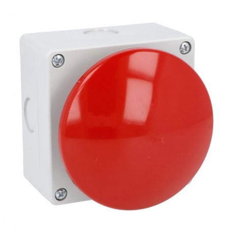 LP9S01R LOVATO Palm Push button Oscillating mushroom Ø90mm red without lock 1NC