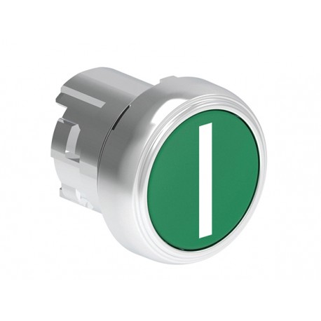 LPSB1113 LOVATO Bouton de qualité métallique verte avec le symbole I