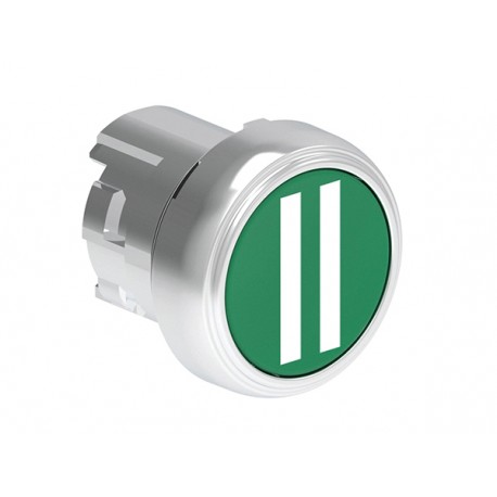 LPSB1123 LOVATO Green Metal Grade Button with symbol II