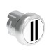 LPSB1128 LOVATO White Metal Grade Button mit Symbol II