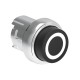 LPSB2102 LOVATO Black Protruding Metal Pushbutton with symbol O