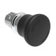 LPSB6642 LOVATO Metal Locking Mushroom, rotational unlock Ø 40mm Black