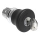 LPSB6842 LOVATO Metal Locking Mushroom, Key Unlock Ø 40mm Black