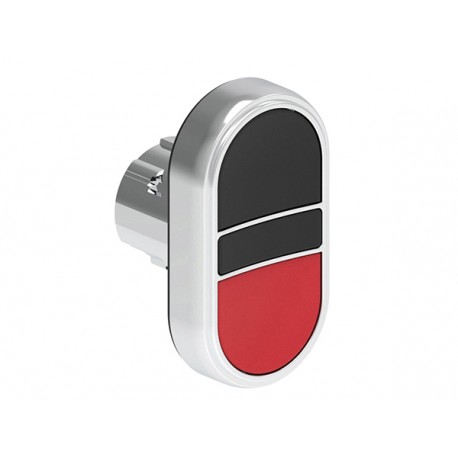 LPSB7112 LOVATO Double Metal Pushbutton with 2 standard pushbuttons Black/Red