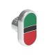 LPSB7113 LOVATO Double Metal Pushbutton with 2 Green/Red pushbuttons