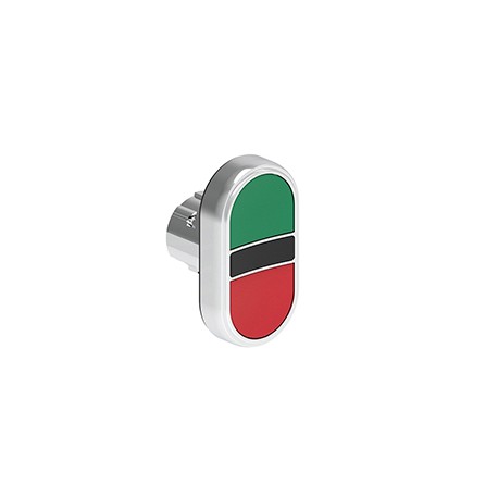 LPSB7113 LOVATO Double Metal Pushbutton with 2 Green/Red pushbuttons