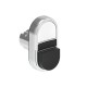 LPSB7214 LOVATO Double Metal Pushbutton with 1 protruding button and 1 white/black grade