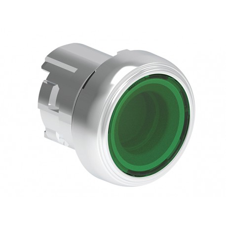 LPSBL103 LOVATO Green Flush Metallic Light Button