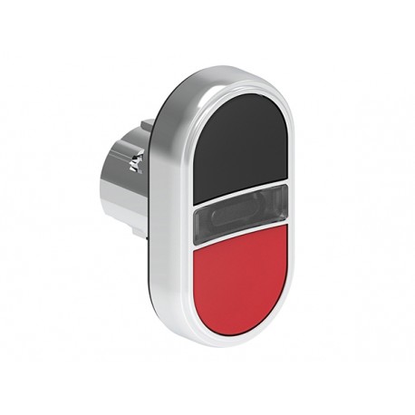LPSBL7112 LOVATO Doppel-Metallic-Leuchttaster mit 2 Standard-Tastern Schwarz/Rot