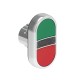 LPSBL7113 LOVATO Double Metallic Luminous Pushbutton with 2 Green/Red flush pushbuttons