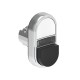 LPSBL7214 LOVATO Double Metallic Luminous Pushbutton with 1 protruding button and 1 grade White/Black