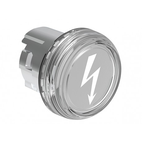 LPSL1187 LOVATO Transparent Metallic Luminous Head with symbol