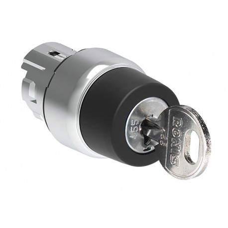 LPSS350 LOVATO Metal Selector With key 3 positions "1-0-2" return "1 0-2" Removable key pos. "0"