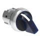 LPSSL1206 LOVATO Metallic Light Selector 2 positions "0-1" Fixed Blue