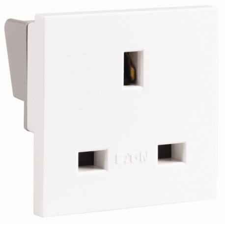 40071360647 Accessories AT-S+ Module (terminals) EATON ELECTRIC Socket, 13A, 3pin, 2 earth terminals, non st..