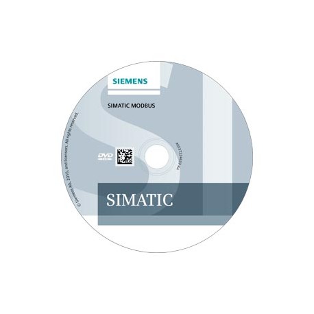 6AV6676-6MA30-0AX0 SIEMENS SIMATIC MODBUS/TCP 20 SENTRON PAC para CPU PN, Licença Única, em CD-ROM, para con..