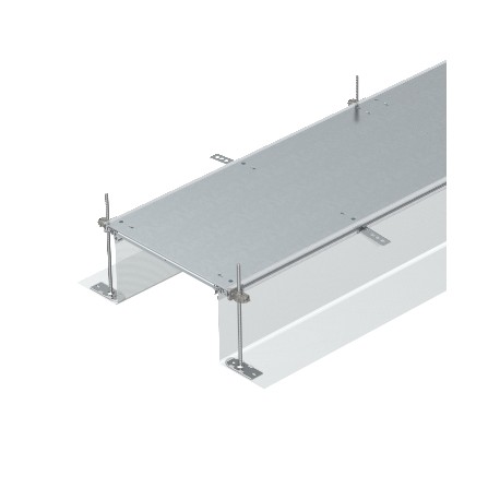OKA-G40040240R 7424064 OBO BETTERMANN Trunking unit, blank, locking, height 40−240 mm