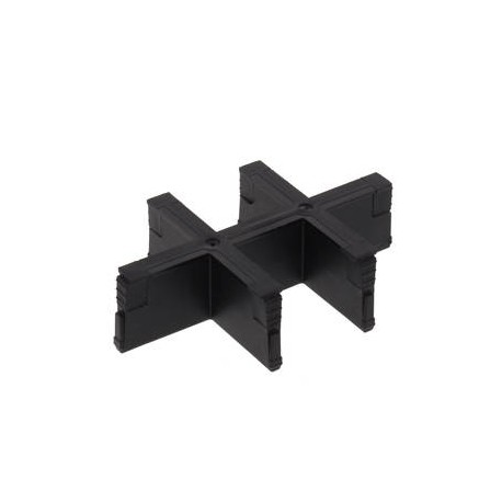 CGH V0 BK 10108191 WISKA "H" shape separator CONMAXX, polyamide UL94-V0, -40°C 120°C, RAL 9005