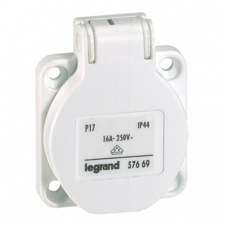 057669 LEGRAND PRISE 2P+T 16A, 250V, BLANC