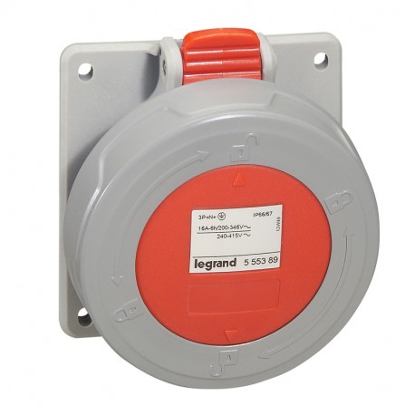 555489 LEGRAND P17 B.CUA 32A 3P+N+T 415V IP67