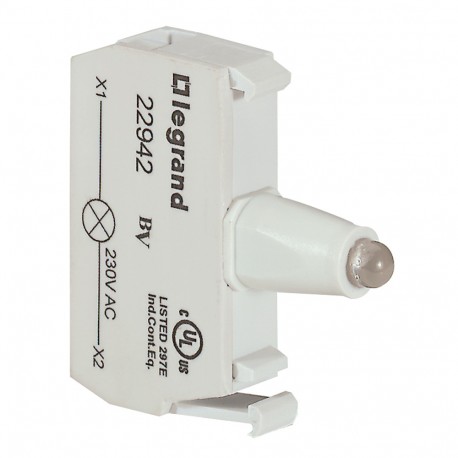 022942 LEGRAND БЛОК LED 230В ЗЕЛЕНЫЙ