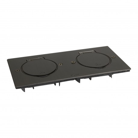 089752 LEGRAND SCATOLA IP44 RECTANGU 2X2M ACCIAIO