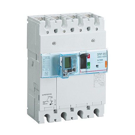 420425 LEGRAND DPX³250 el+md+dif 4P 100A 25kA