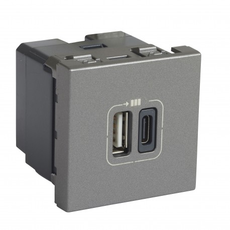 079392 LEGRAND MO-BASE USB A+C 3A 15W 2M POUR LES