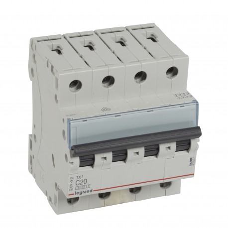 403627 LEGRAND МАГНИТ TX3 6КА С 4П 20А