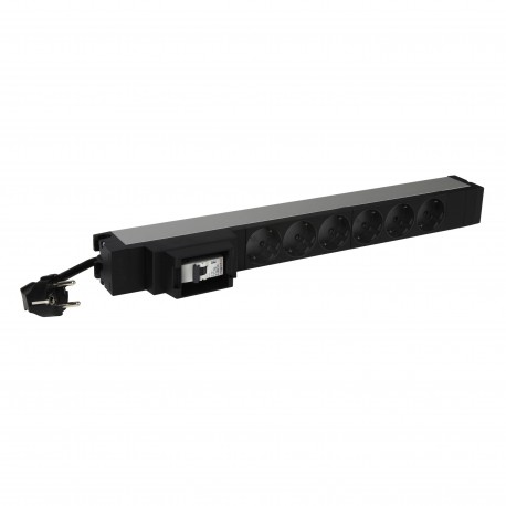 646831 LEGRAND PDU 19" 6 SCHUKO +MCB