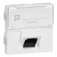 076508 LEGRAND МО-БАС РАЗЪЕМ RJ45 CAT6A СТП 45 2М БЛ
