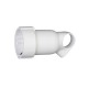 050331 LEGRAND BASE MÓVEL 2P+T C/EXTRATOR BRANCO.