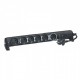 694613 LEGRAND MASTERSLAVE NOIR 6x2P+T 1,5 M