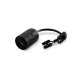190.6000PN SCAME LAMP HOLDER E27 BLACK