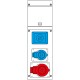 632.3005-052 SCAME QUADRO DISTR. DA PARETE BLOCK3