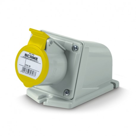 514.1650 SCAME PRESA PARETE 2P+T 16A 4H 110V IP44