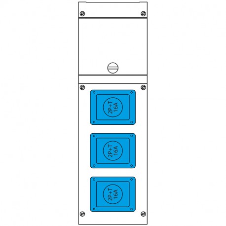 632.3005-055 SCAME QUADRO DISTR. DA PARETE BLOCK3