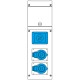 632.3005-056 SCAME CUADRO DE DISTRIBUCION