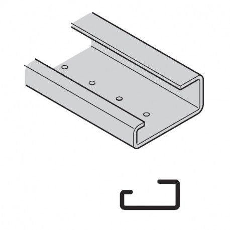 865.210 SCAME TRILHO DIN PERFIL G 32x15x1,5mm