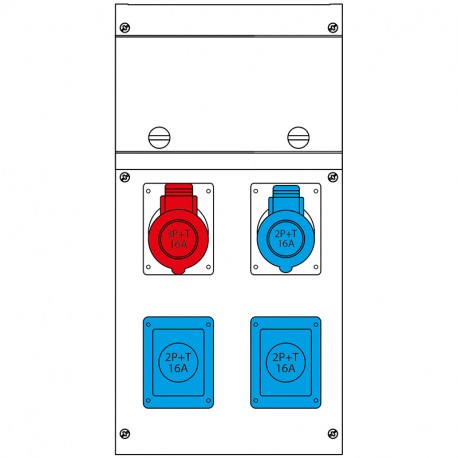 632.4006-001 SCAME QUADRO DISTR. DA PARETE BLOCK4