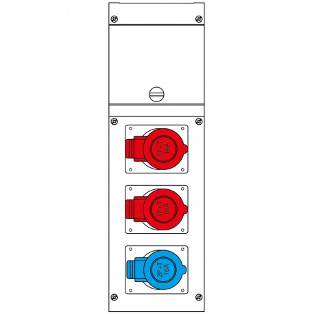 632.3005-060 SCAME QUADRO DISTR. DA PARETE BLOCK3