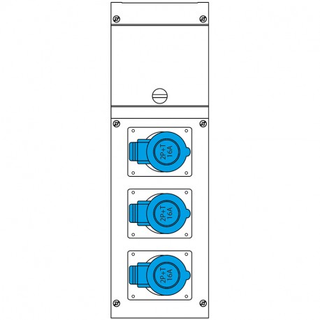 632.3005-062 SCAME QUADRO DISTR. DA PARETE BLOCK3