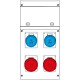 632.4509-016 SCAME PAINEL DE DISTRIBUIÇÃO IP66 16A 400V