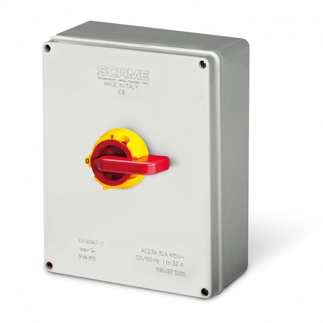 590.EMF3203 SCAME РАЗЪЕДИНИТЕЛЬ 32A 3P F1 IP55
