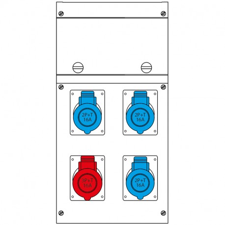 632.4006-008 SCAME SURF.MOUNT.DISTRIBUTION ASSEMBLY BLOCK4