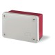 688.206.R SCAME SURF. MOUNTING JUNCTION BOX150X110 RED