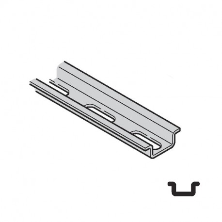 865.240 SCAME NON DRILLED DIN RAIL OMEGA TYPE 15X5,5