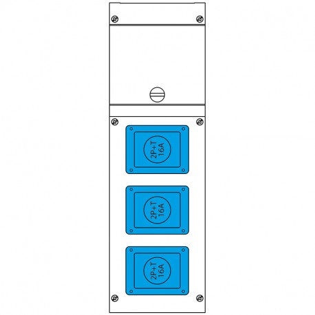 632.3006-055 SCAME QUADRO DISTR. DA PARETE BLOCK3