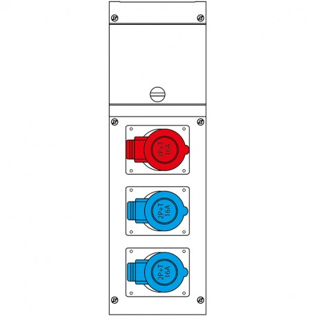 632.3006-059 SCAME PAINEL DE DISTRIBUIÇÃO IP44 16A 400V